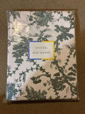 Matouk Schumacher Full/Queen Duvet San Cristobal Green NEW
